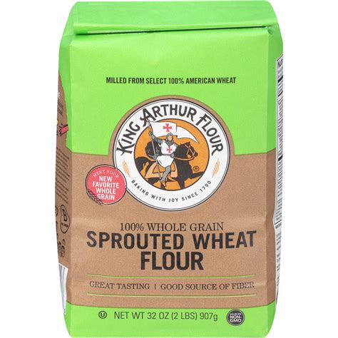 King Arthur Flour 100% Whole Grain Sprouted Wheat Flour, 2 lb Flours & Meals | Meijer Grocery ...