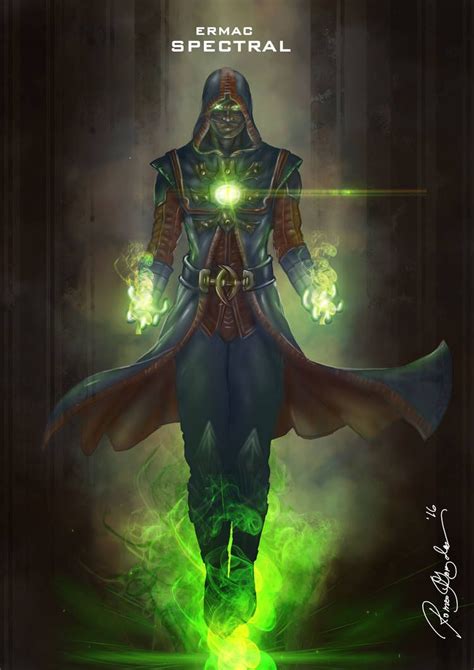 Mortal Kombat X Ermac-Spectral Variation by Grapiqkad | Mortal kombat characters, Mortal kombat ...