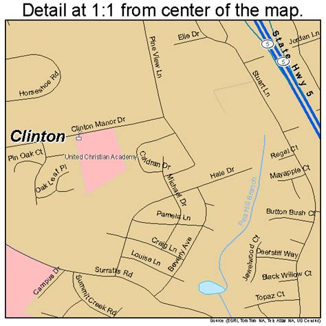 Clinton Maryland Street Map 2417900