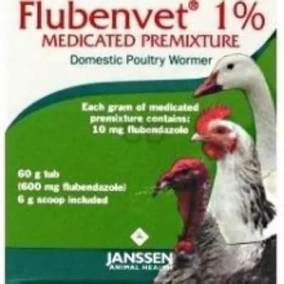 Buy Flubenvet 1% Wormer 60g from our Pet Grooming range - Tesco