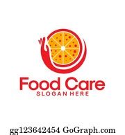 1 Simple Pizza Care Logo Template Clip Art | Royalty Free - GoGraph