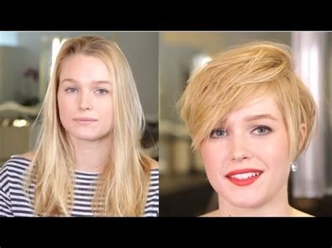 Long To Sexy Short Haircut Makeover - YouTube