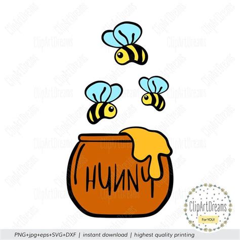 Bee svg Honey Pot svg Winnie the Pooh SVG Hunny Winnie the | Etsy ...