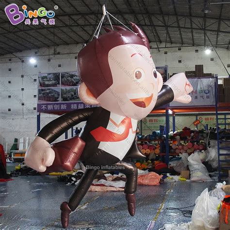 Personalized 3.5m high hanging inflatable character balloons / 11.5 ...