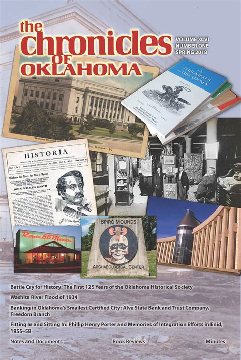 Chronicles of Oklahoma, Volume 96, Number 1, Spring 2018 - The Gateway to Oklahoma History