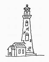 Lighthouse Coloring Pages sketch template