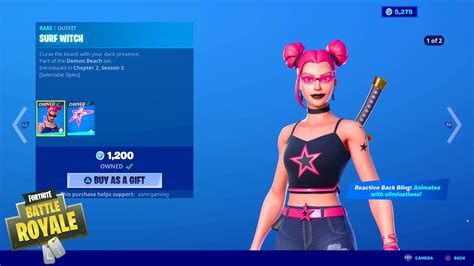 Fortnite NEW Surf Witch Skin 🎮 Daily Item Shop Update - YouTube