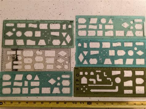 Vintage IBM Flowcharting Templates Lot of 6 Computer Drafting | #3893161455