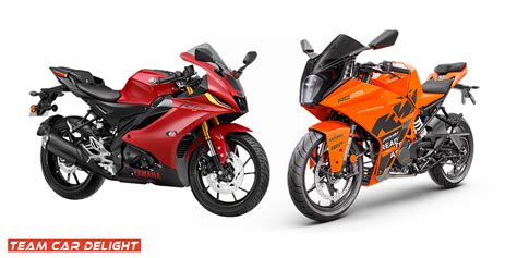 KTM RC 125 vs Yamaha R15 - Which Bike is Good For You? - Team Car Delight