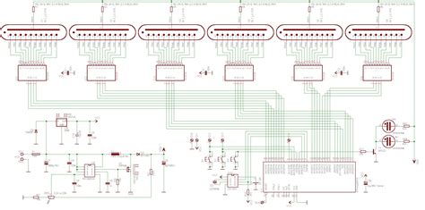 Nixie Tube Clock Schematic