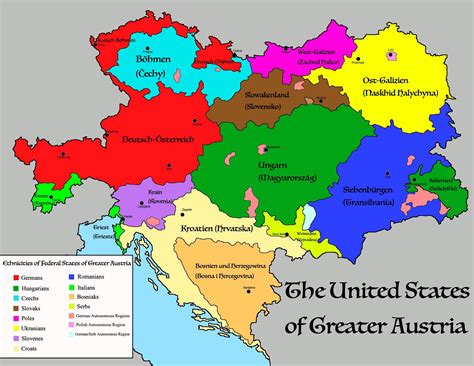 United States of Greater Austria : r/imaginarymaps