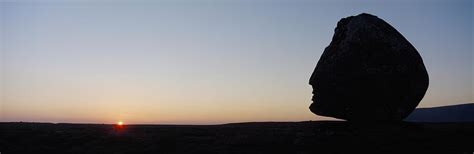 Silhouette Of Head-shaped Boulder Photograph by Axiom Photographic - Fine Art America