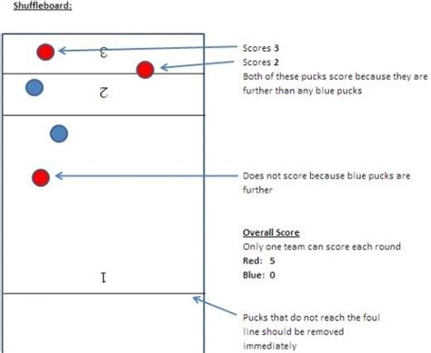 Bar Shuffleboard Scoring and Rules | Shuffleboard table, Shuffleboard ...