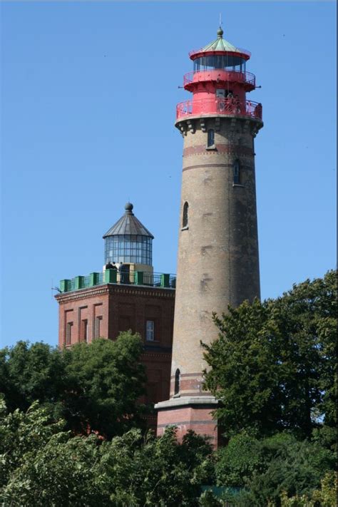 Two Lighthouses in Kap Arkona, Rugen Germany | Beautiful lighthouse, Lighthouse lighting, Lighthouse