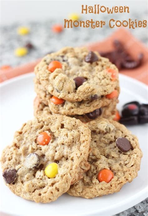 Halloween Monster Cookies - A Classic Twist