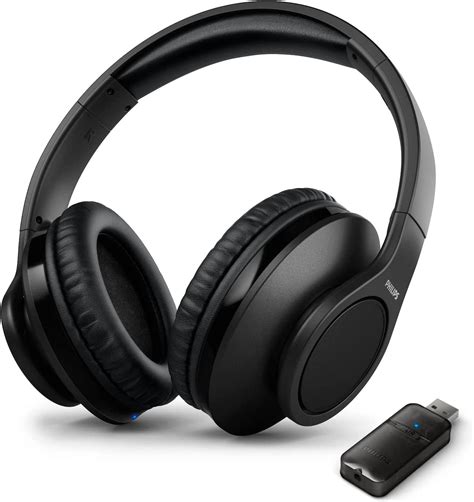 PHILIPS Stereo Wireless TV Headphones, Over Ear, Bluetooth, Low Latency ...