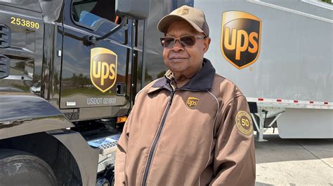 UPS driver recognized for 50-year safe driving record