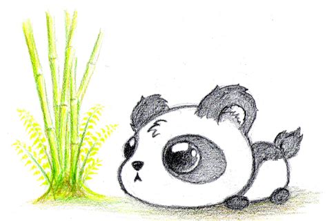 Baby Panda Bear by IL-JA on deviantART | Panda art, Panda drawing, Panda drawings