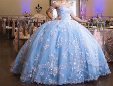 Baby blue quinceañera dress | Quinceanera dresses blue, Baby blue ...