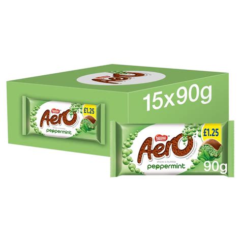 Aero Peppermint Mint Chocolate Sharing Bar 90g PMP £1.25 | BB Foodservice