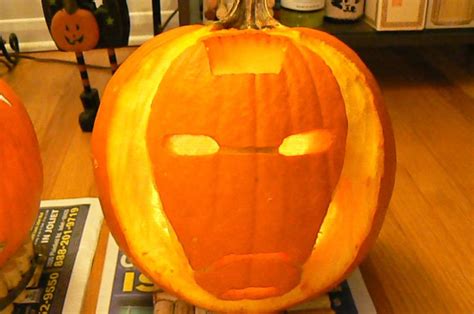 Iron Man Pumpkin by MewLLRst on DeviantArt