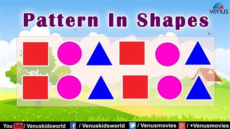 World Of Shapes ~ Pattern in Shapes - YouTube