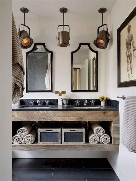 30+ Farmhouse Style Bathroom Lighting