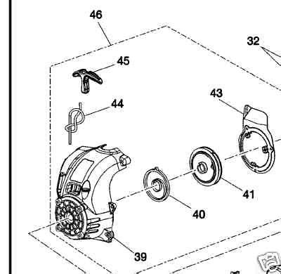 RECOIL STARTER pulley 308386001 RYOBI TRIMMER pruner – Randy's Engine ...