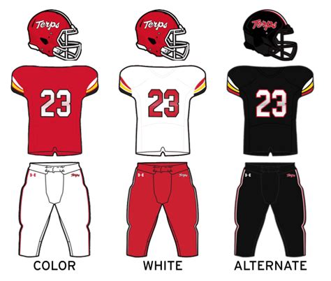 File:Maryland Terrapins football uniforms 2023.svg - Wikimedia Commons