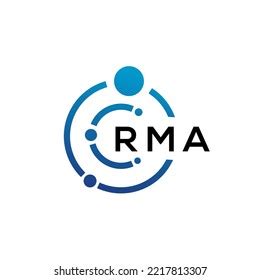 Rma Letter Technology Logo Design On Stock Vector (Royalty Free ...