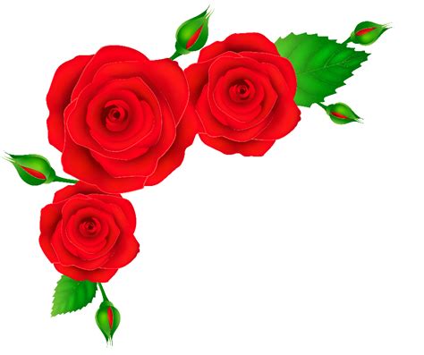 Download High Quality rose clipart corner Transparent PNG Images - Art ...