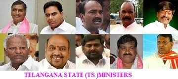 Telangana State TS Cabinet Ministers Portfolios List 2014 ~ TELANGANA UPDATES