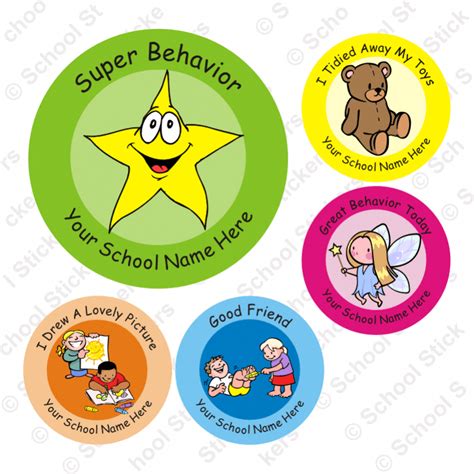 Encourage Good Behavior Stickers - Value Pack