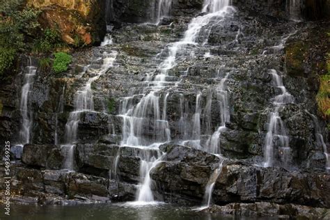 Elephanta Falls, Meghalaya The Elephant Falls are a two-tier waterfall ...