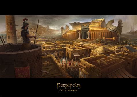 ArtStation - Persepolis overview, Ryan Teo Persian Architecture ...