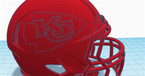 Chiefs helmet by Mason Webster | Download free STL model | Printables.com