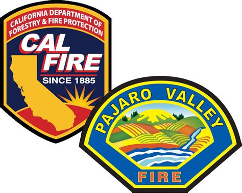 Download HD Pajaro Valley Fire Department And Cal Fire Duel Logo - Cal Fire Logo Transparent ...