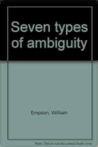 Seven types of ambiguity: William Empson: Amazon.com: Books