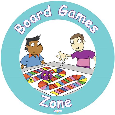 Jenny Mosley's Playground Zone Signs - Board Games Zone Sign - Jenny Mosley Education Training ...