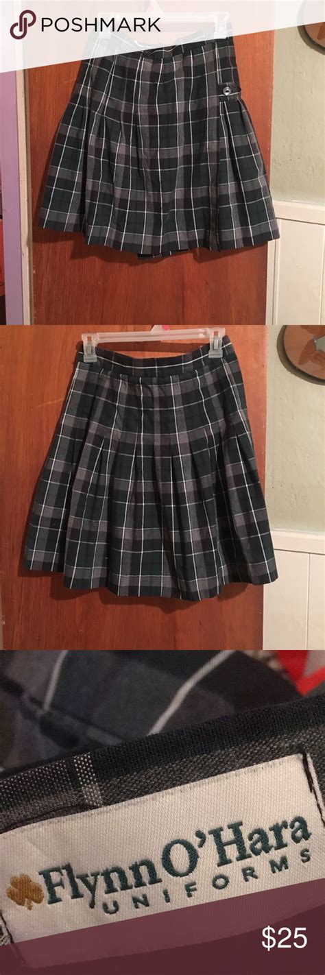 Stylish Flynn O'Hara Plaid Skirt - Size S