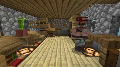 Interior of house for my villagers : r/Minecraftbuilds