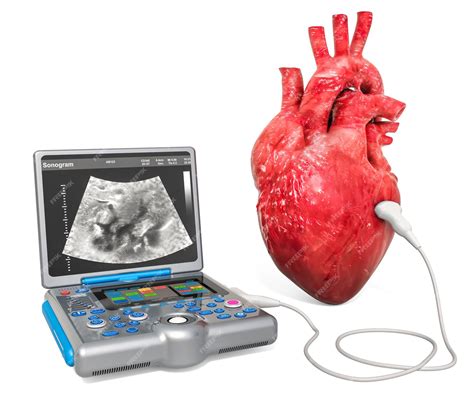 Premium Photo | Cardiac ultrasound concept human heart with medical ...