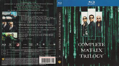 Matrix - Trilogy blu-ray covers & labels (2013) R2 German