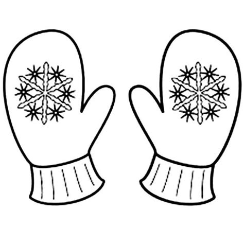 Mittens clipart coloring page, Mittens coloring page Transparent FREE for download on ...