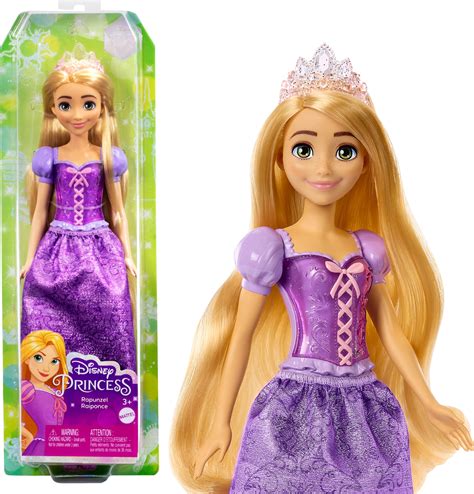 Buy Mattel Disney Princess Dolls, Rapunzel Posable Fashion Doll with ...