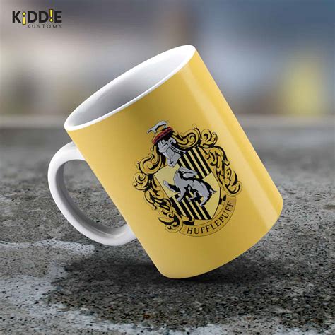 Taza Mug Harry Potter Hufflepuff - Cerámica Importada - Kiddie Kustoms