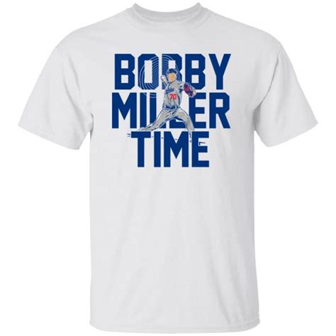 BOBBY MILLER TIME SHIRT Bobby Miller, Los Angeles Dodgers - Ellie Shirt