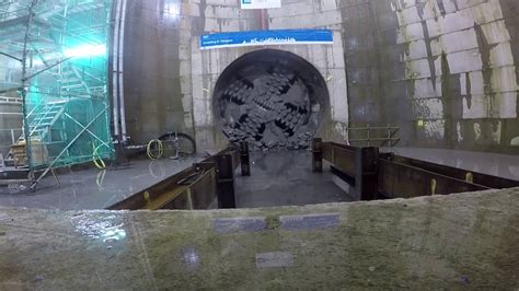 Tunnel construction complete on Scotland's biggest sewer - time lapse - YouTube