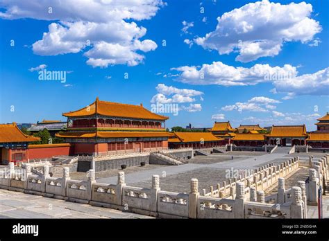 Beijing the imperial palace architecture Stock Photo - Alamy