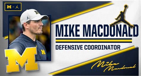 Mike Macdonald Named Michigan's Defensive Coordinator | Eleven Warriors